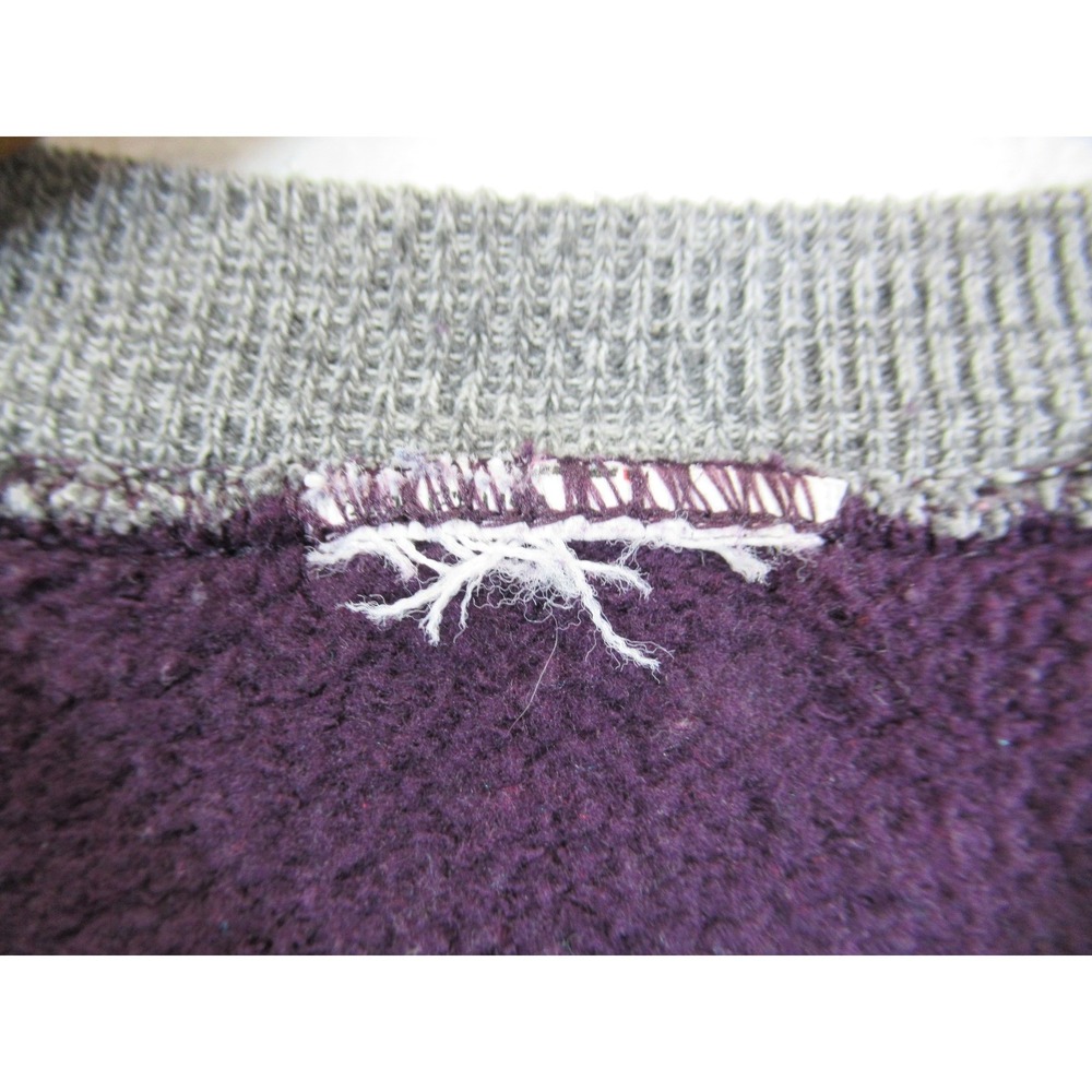 Vintage 90s Wilson Pro 5000 Embroidered Crewneck Sweatshirt Men 50" Chest Purple - Picture 3 of 5